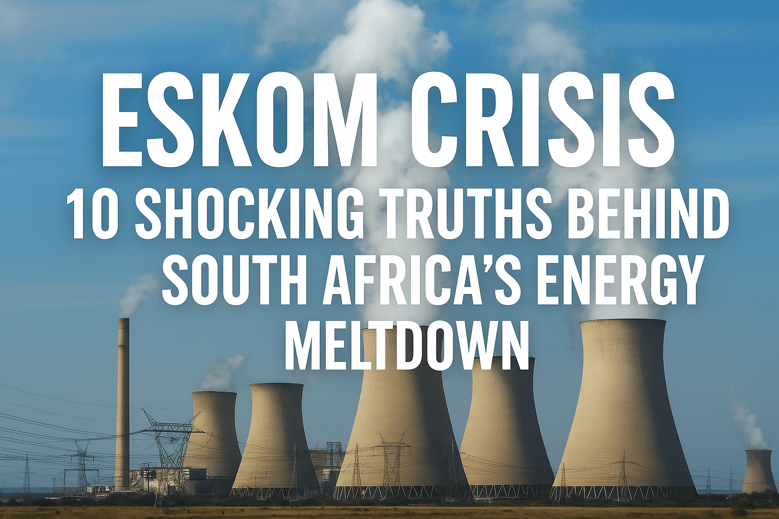 Eskom crisis: 5 Shocking Facts Threatening South Africa’s Future
